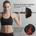 SPORTNOW 20kg Adjustable Barbell Weights Set for Home Gym, Strength Training - 6