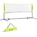 SPORTNOW 3m Badminton Net, Height Adjustable Outdoor Sports Net, with Carry Bag, for Tennis, Pickleball, Volleyball - 1