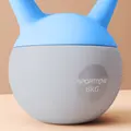SPORTNOW 6KG Soft Kettlebell, Kettlebell with Non-Slip Handle for Home Gym, Weight Lifting, Strength Training, Light Blue/Grey - 8