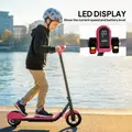 SPORTNOW Electric Scooter for Kids, with LED Display, Pink - 8