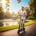 SPORTNOW Foldable Electric Scooter with 350W Motor, Up to 25km/h - 9