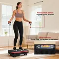 SPORTNOW Vibration Plate Exercise Machine with Cool Lights, 99 Speed Levels - 7