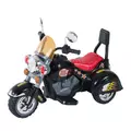 HOMCOM Kids Ride On Toy Car Motorbike Electric Scooter 6V Battery Operated Toy Trike-Black - 1