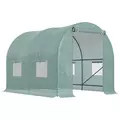 Outsunny 245 x 200cm Polytunnel Greenhouse - Green - 1