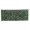 Outsunny 1-Piece Artificial Leaf Hedge Screen Privacy Fence Panel for Garden Outdoor Indoor Decor, Dark Green, 2.4M x 1M - 8