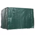 Outsunny Patio 3 Seater Swing Chair Bench Cover Outdoor Garden Furniture Rain Protection Cover Protector Waterproof Anti-UV, 215L x 155W x 150Hcm, Dark Green - 6