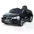 HOMCOM Kids Electric Ride On Car 6V Licensed BMW 6GT W/ Remote-Black - 1