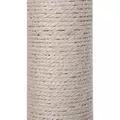 PawHut Cat Scratch Post with Bed Cat Tree for Indoor Cats Sisal Scratching Posts Hammock Kitty Activity Centre Grey - 8