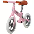 HOMCOM 12" Kids Balance Bike No Pedal Bicycle EVA Tire Adjustable Seat Toddler Training Bike W/ Shock Absorber 2 - 5 Years Gift for Boys Girls Pink - 2