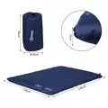 Outsunny 2 Person Camping Inflatable Mattress - Navy Blue - 3