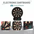HOMCOM Electronic Hanging Dartboard LED Digital Score Set 27 Games and 202 Variations with 12 Soft Tip Darts - 5