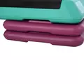 HOMCOM 3-Level Aerobic Step 10/15/20cm Steppers for Exercise Workout w/ Non-Slip Top Compact Stepper Home Office Indoor Outdoor Fitness Equipment - 7
