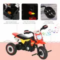 HOMCOM Trike for Kids, Toddler Pedal Motorcycle, Kids Ride On Tricycle Early Learning w/ Music Lights Handlebar Stickers Exercise Boys Girls Gift for 18 - 36 Months Red - 4