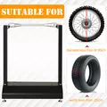 DURHAND Motorcycle Bicycle Wheel Lifting Balance Stand, Motorbike Portable Stand, Rotating Adjustment Wheel - 5