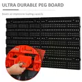 DURHAND 30 Cubbie On-Wall Storage Board Tool Screw Organiser Garage Workshop DIY Container w/ Screw Kit Tool Equipment Tidy - 9