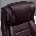 Vinsetto Office Chair with 6-Point Maaage, PU Desk Chair with Padded Seat and Armrest, Computer Chair with Tilt Function for Home, Brown - 8