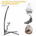 Outsunny Hammock Chair Stand Only Construction Heavy Duty Metal C-Stand for Hanging Hammock Chair Porch Swing Indoor or Outdoor Use - 7