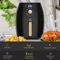 HOMCOM 5.5L 1700W Air Fryer, with Digital Display, 80-200℃ Temperature - 4