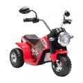 HOMCOM 6V Kids Electric Motorbike 3 Wheels Ride On Toy with Horn Headlights Realistic Sounds for Girl Boy 18 - 36 Months Red - 1