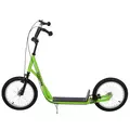 HOMCOM Kick Scooters for Kids with Adjustable Height, Anti-Slip Deck, Dual Brakes, Rubber Tyres, for Boys and Girls Aged 5+ Years Old - Green - 8