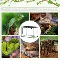PawHut Glass Reptile Terrarium Insect Breeding Tank Vivarium Habitats with Thermometer for Lizards, Horned Frogs, Snakes, Spiders - Large 50 x 30 x 35cm - 8
