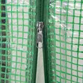 Outsunny 100 x 50 x 150cm Tomato Greenhouse Steel Frame PE Cover with Roll-up Door Outdoor for Backyard, Balcony, Garden, Green - 9