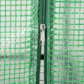 Outsunny 4 Tier Mini Greenhouse, Portable Compact Green House with Steel Frame, PE Cover, Roll-up Door, 70 x 50 x 160 cm, Green - 8