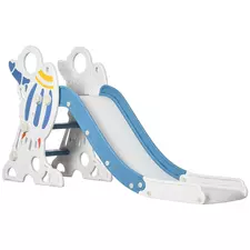 AIYAPLAY Space-Themed Baby Slide, Indoor Freestanding Kids Slide, for Ages 1.5-3 Years - Blue - 1