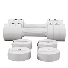 SPORTNOW Dumbbells Set, Adjustable Weights for Women Men Home Gym Workout, 2.5KG x 2 - 1