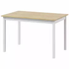 HOMCOM Four-Seater Farmhouse-Style Wooden Table - 1
