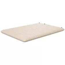Outsunny Double Inflatable Mattress, with Built-In Pump - White - 1
