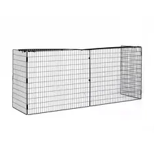 HOMCOM Extendable Fire Guard Screen, Freestanding Fire Screen Spark Guard, Folding Fireplace Cover, Wire Mesh, Child & Pet Safety Barrier for Fireplaces, 81.5-160cm, Black - 1