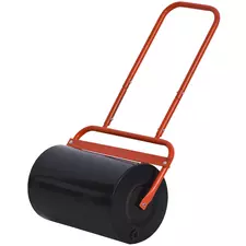 Outsunny 38L Fillable Cylinder Steel Lawn Roller - Red - 1