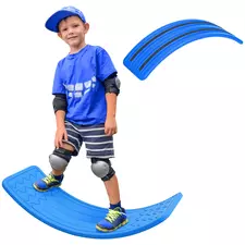 ZONEKIZ Balance Board, Kids Wobble board, for Ages 3-6 Years - Dark Blue - 1