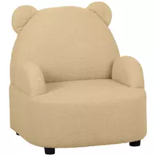 AIYAPLAY Kids Armchair, Bear Shaped Toddler Chair for Bedroom Playroom Living Room, Aged 18 Months to 3 Years - Khaki - 1
