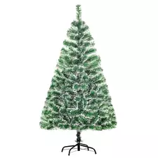 HOMCOM 5FT Indoor Christmas Tree Artificial Decoration Xmas Gift with Metal Stand Branch Tips - 1