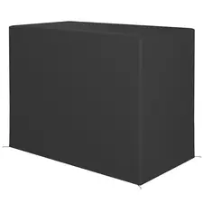 Outsunny 3-Seat Outdoor Garden Swing Chair Protective Cover Water UV Resistant, 240L x 133Wcm, Dark Grey - 1