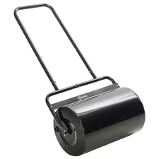 Outsunny 38L Fillable Cylinder Steel Lawn Roller - Black - 1