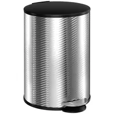 HOMCOM 20L Stainless Steel Compact Home Bin - 1