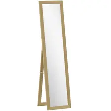 HOMCOM 37 x 157 cm Full Length Mirror - Natural - 1