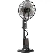 HOMCOM Pedestal Fan with Water Mist Spray, Spray Misting Fan with 70° Oscillation, Tilt Head, 3 Speeds, 3 Modes, Adjustable Mist, 3.2L Water Tank, for Home, 120 cm - 1