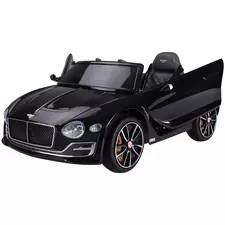 HOMCOM Bentley GT Licensed 12V Electric Car for Kids, Kid's Electric Ride on with Remote Control, Ride on Car with LED Lights, Music, for 3-5 Years, Black - 1