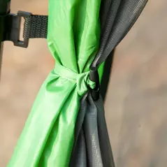 Outsunny 6 Person Pop Up Camping Tent, 2-Tier Design Backpacking Tent with 4 Windows 2 Doors Portable Carry Bag for Fishing Hiking, Green - 9