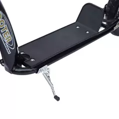 HOMCOM Kids Scooter Kick Scooter, with 12" EVA Tyres, Rear Brake, Big Wheels Scooter for 5-12 Years , Black - 9