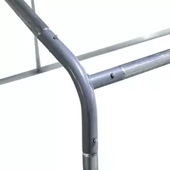 PawHut Chicken Run Galvanised Walk-in Chicken Coop Hen Poultry House Cage Rabbit Hutch Pet Playpen Garden w/ Water-Resist Cover, 3 x 2 x 2m - 8