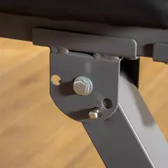 HOMCOM Adjustable Weight Bench, Foldable Bench, with Barbell Rack, Grey - 9