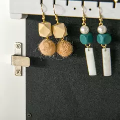 HOMCOM Jewellery Cabinet with LED Light, Lockable Jewellery Organiser with Full-Length Mirror for Bedroom Dressing Room, White - 9