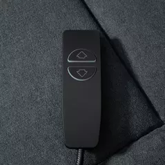 HOMCOM Electric Riser Recliner Armchair， Oversized Chair with Cup Holder & Side Pockets for Elderly in Living Room, Charcoal Grey - 8