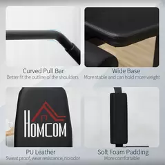 HOMCOM Multifunction Home Gym Machine, with 45kg Weight Stacks, for Strength Training - 7