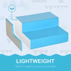 HOMCOM 6 Piece Soft Play Equipment for Kids Climb and Crawl, Multicoloured - 7